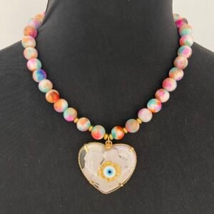 Murano necklace with Heart pendant