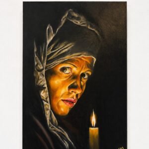 lady with candle