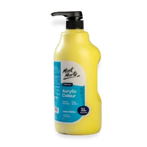Acrylic Colour Signature 1L  - Lemon Yellow