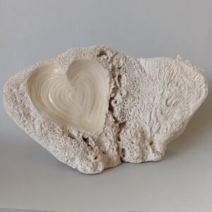 Double Heart White