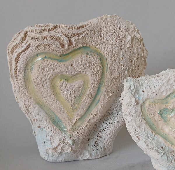Double Heart Green M