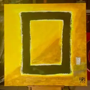 PLUGGED IN YELLOW SQUARE