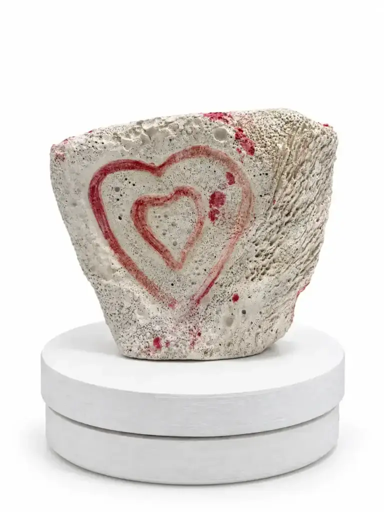 Double Heart Red M