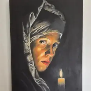 Lady with candle