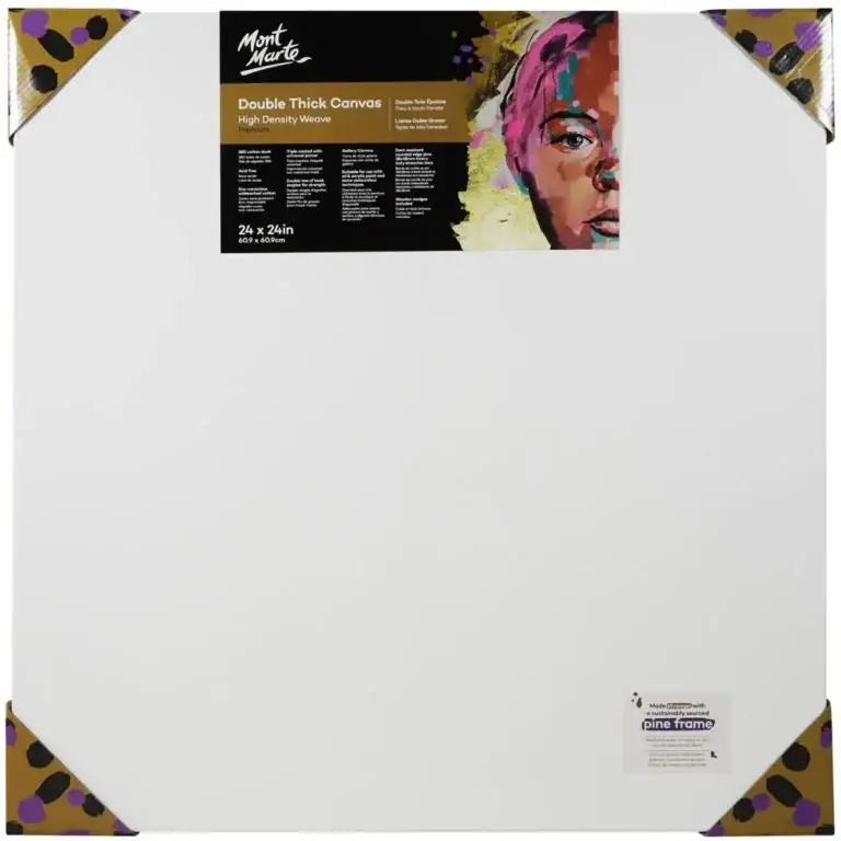 mont marte double thick canvas premium 60 9 x 60 9cm 24 x 24in front