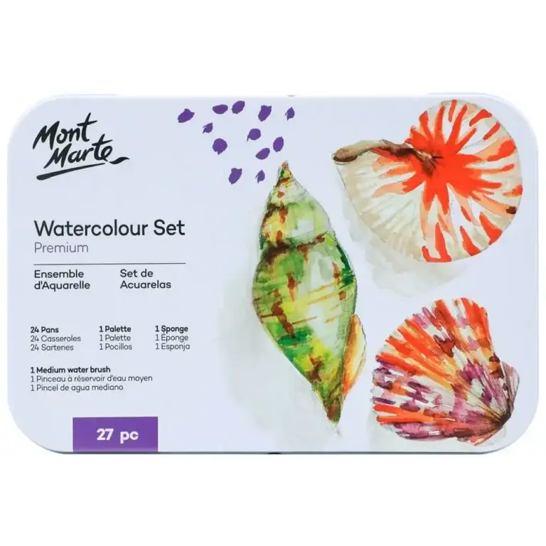 Watercolour Paint Set Premium 27pc